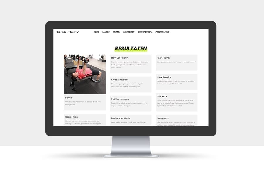 Studio Brandmerk Duiven | webbouw website SportieFV 's-Heerenberg