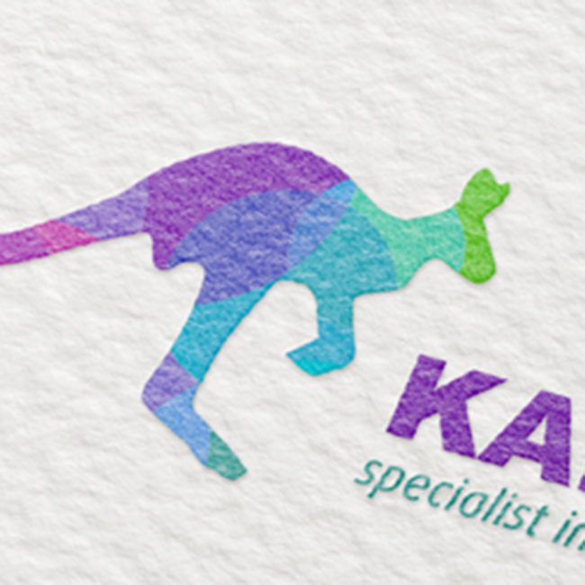 Studio Brandmerk Duiven | ontwerp logo Kangaroo reisbureau